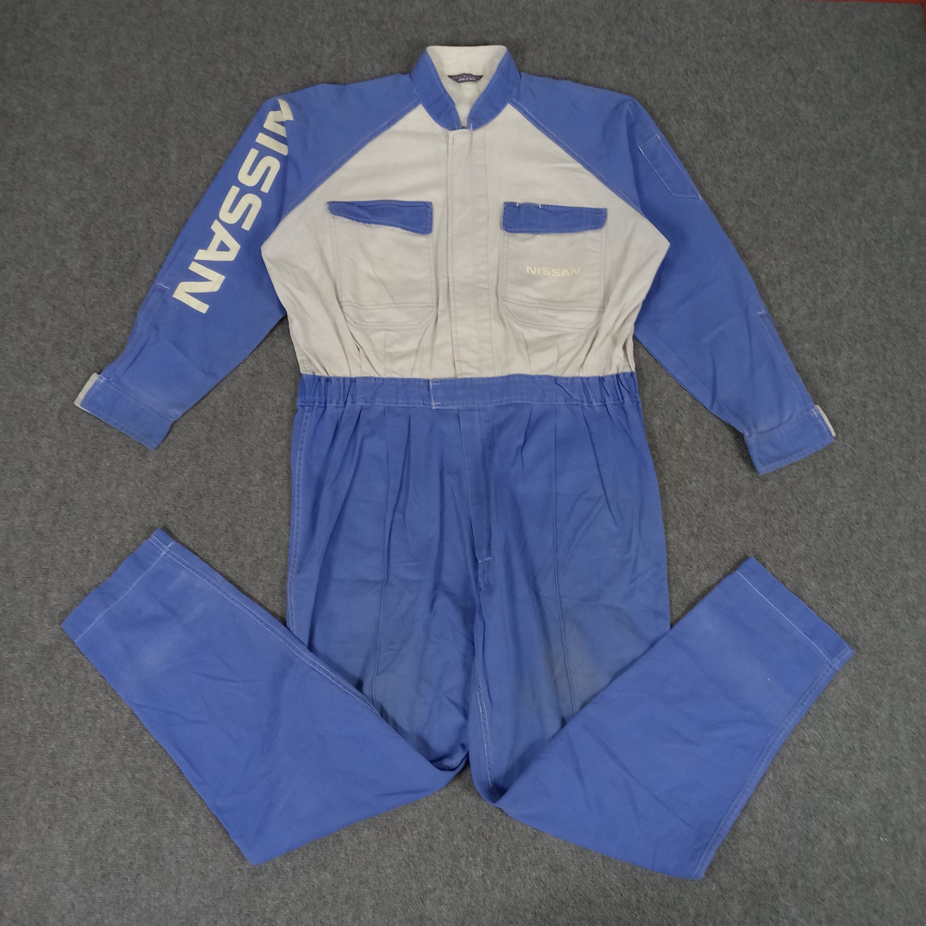 Japanese Brand × Vintage Nissan Japanese Racing Team Coverall Jacket Size US XL / EU 56 / 4 - 5 Thumbnail
