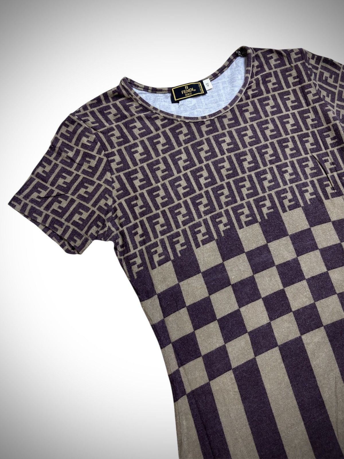 Fendi Fendi Zucca Monogram T-Shirts Size S / US 4 / IT 40 - 2 Thumbnail