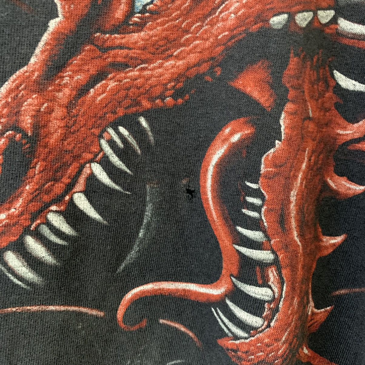 Vintage VINTAGE FIGHTING DRAGON DISTRESS TEE Size US M / EU 48-50 / 2 - 4 Thumbnail
