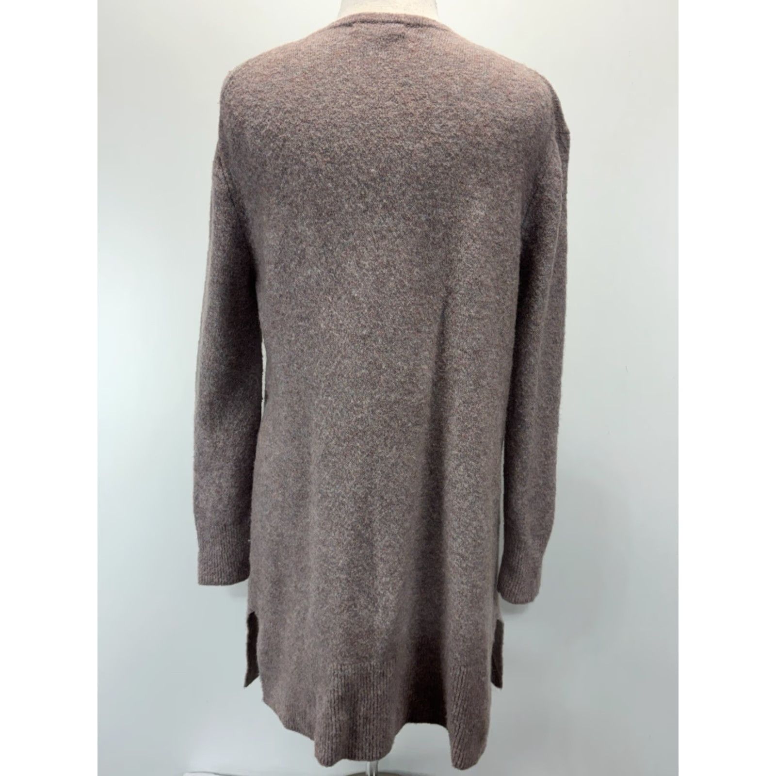 Madewell VINTAGE Madewell Cardigan Sweater Women's Small Coziest Yarn Pink Marled Alpaca Wool Long Sleeve with Pockets Size S / US 4 / IT 40 - 3 Thumbnail