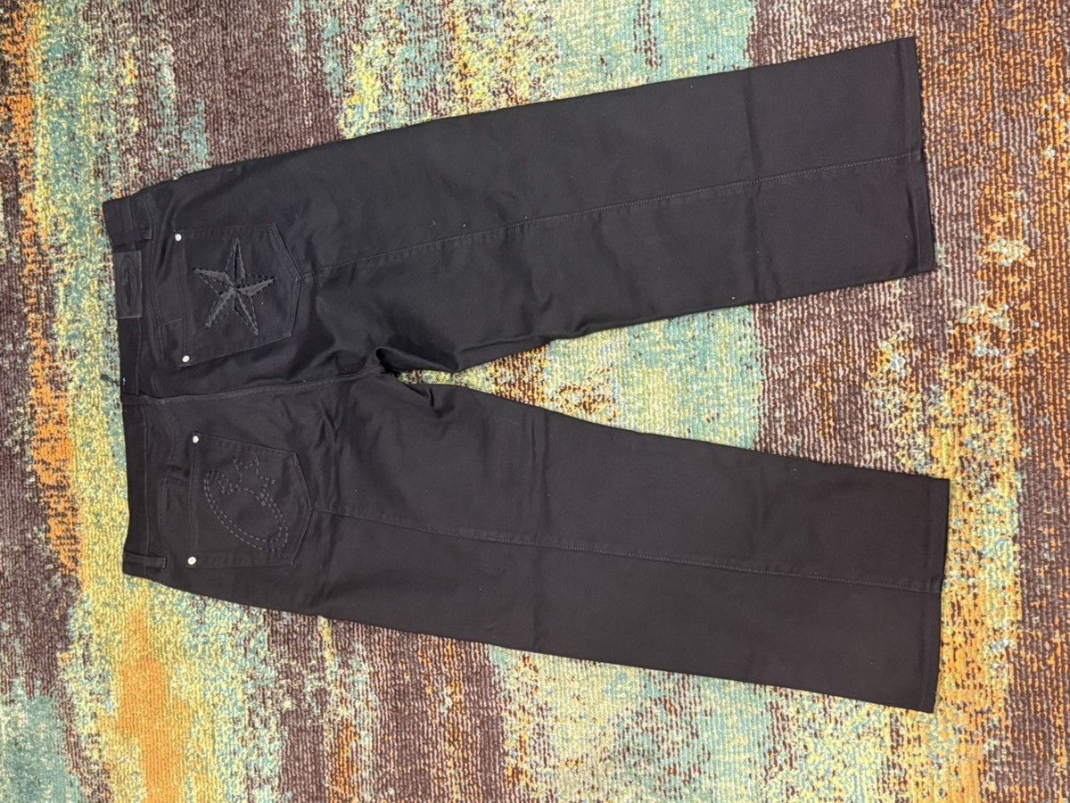 Corteiz C-star Stitch-down Men Jeans Triple Black