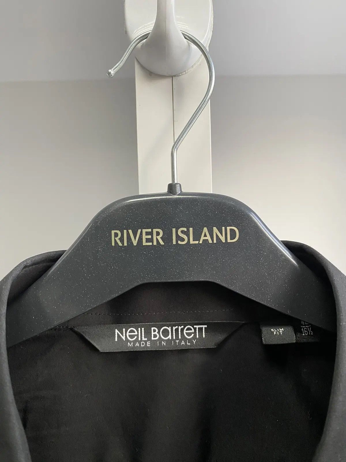 Designer × Neil Barrett × Vintage Vintage Neil Barrett Embroidered Fair Isle Thunderbolt Shirt Size US L / EU 52-54 / 3 - 11 Thumbnail