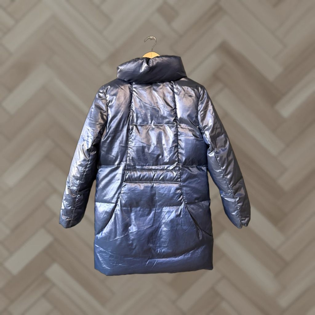 Gap Gap Womens Blue Full Zip Quilted Down Jacket Puffer Size Small Size S / US 4 / IT 40 - 1 Thumbnail