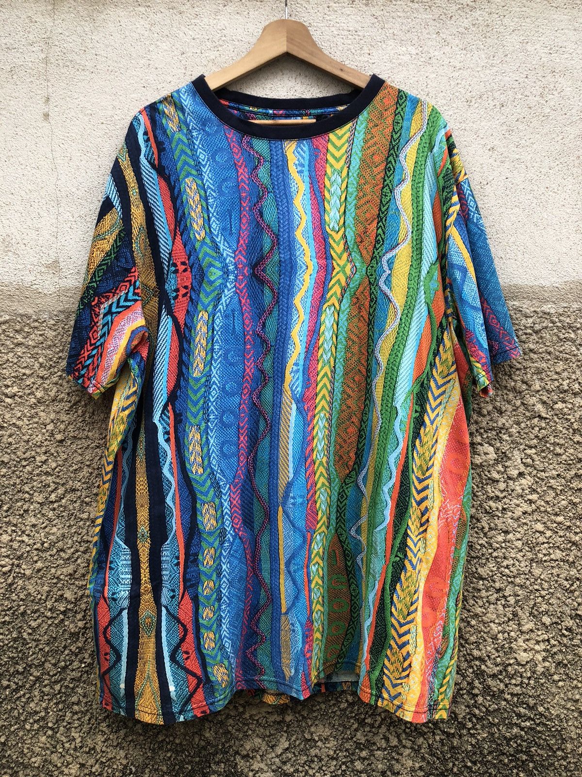 Coogi Coogi Australia Multicolor Tshirt Vibrant Abstract Size US XXL / EU 58 / 5 - 1 Thumbnail