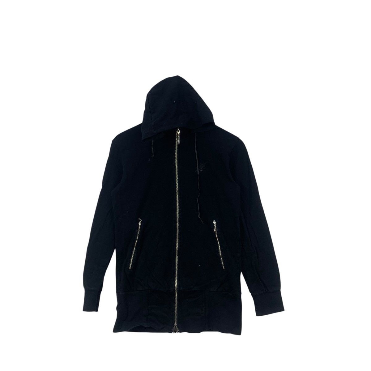 Other JUNMEN TAKAHASHI JAPAN Black Rose Zipper Hoodie Sweatshirt Size S / US 4 / IT 40 - 3 Thumbnail