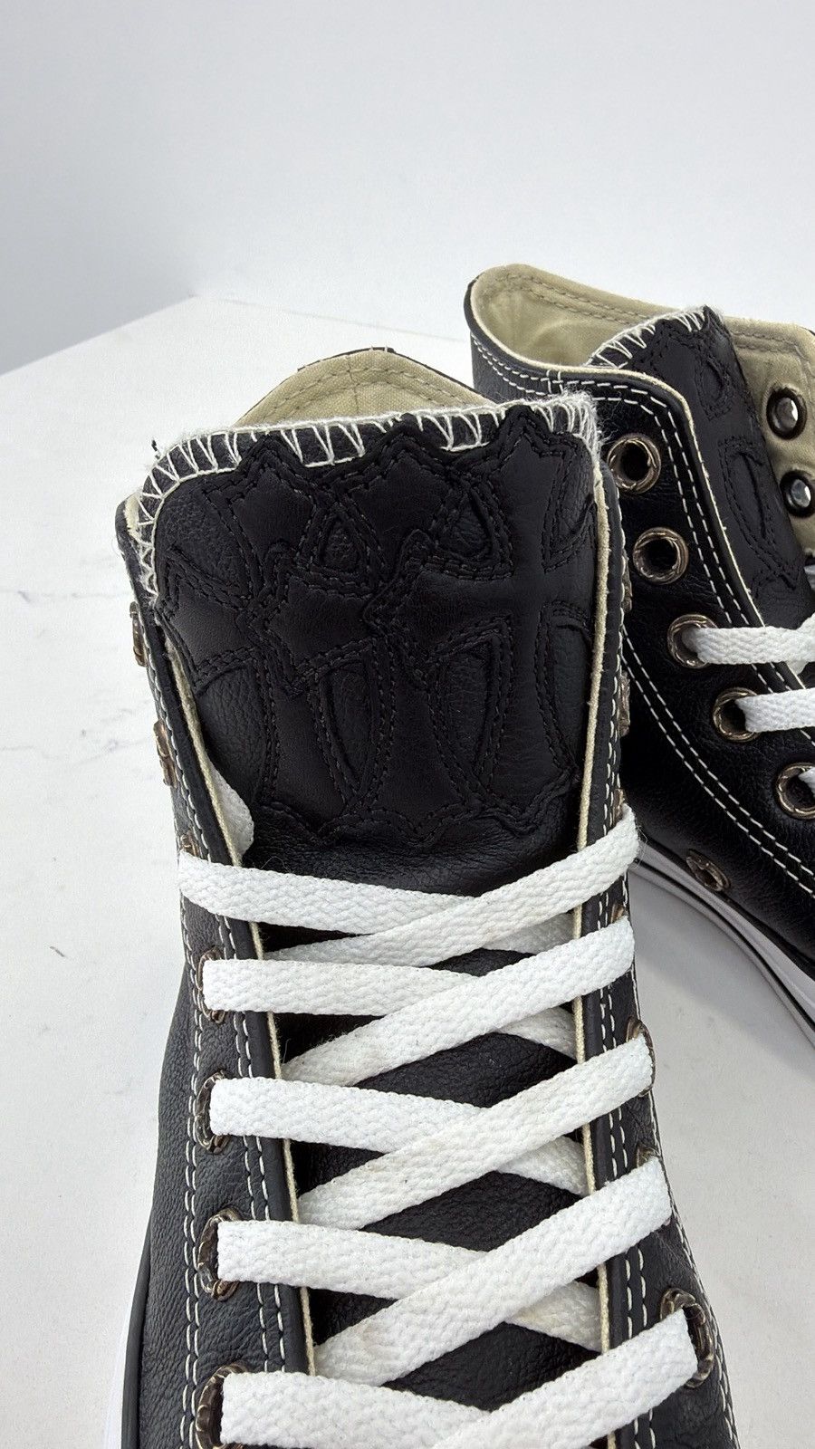 Chrome Hearts Chrome hearts patch converse highs Size US 7.5 / EU 40-41 - 10 Thumbnail
