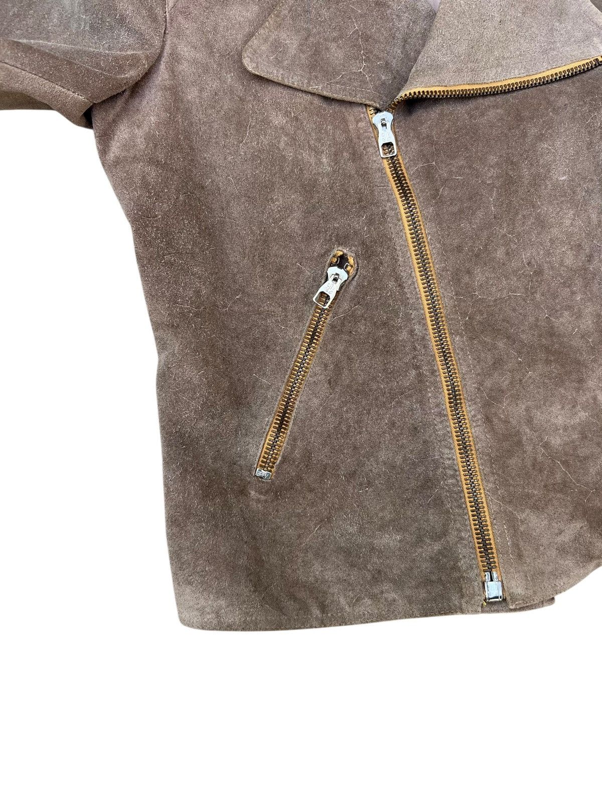 Branded Leather 60s Alta Classe Abbigliamento Patina Suede Leather Jacket Size US M / EU 48-50 / 2 - 6 Thumbnail