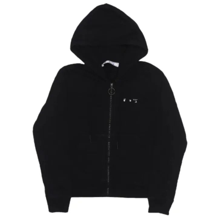 Off-White Off-White Black Hooded Zip-Up Casual Jacket 0079 Size US XXL / EU 58 / 5 - 1 Thumbnail