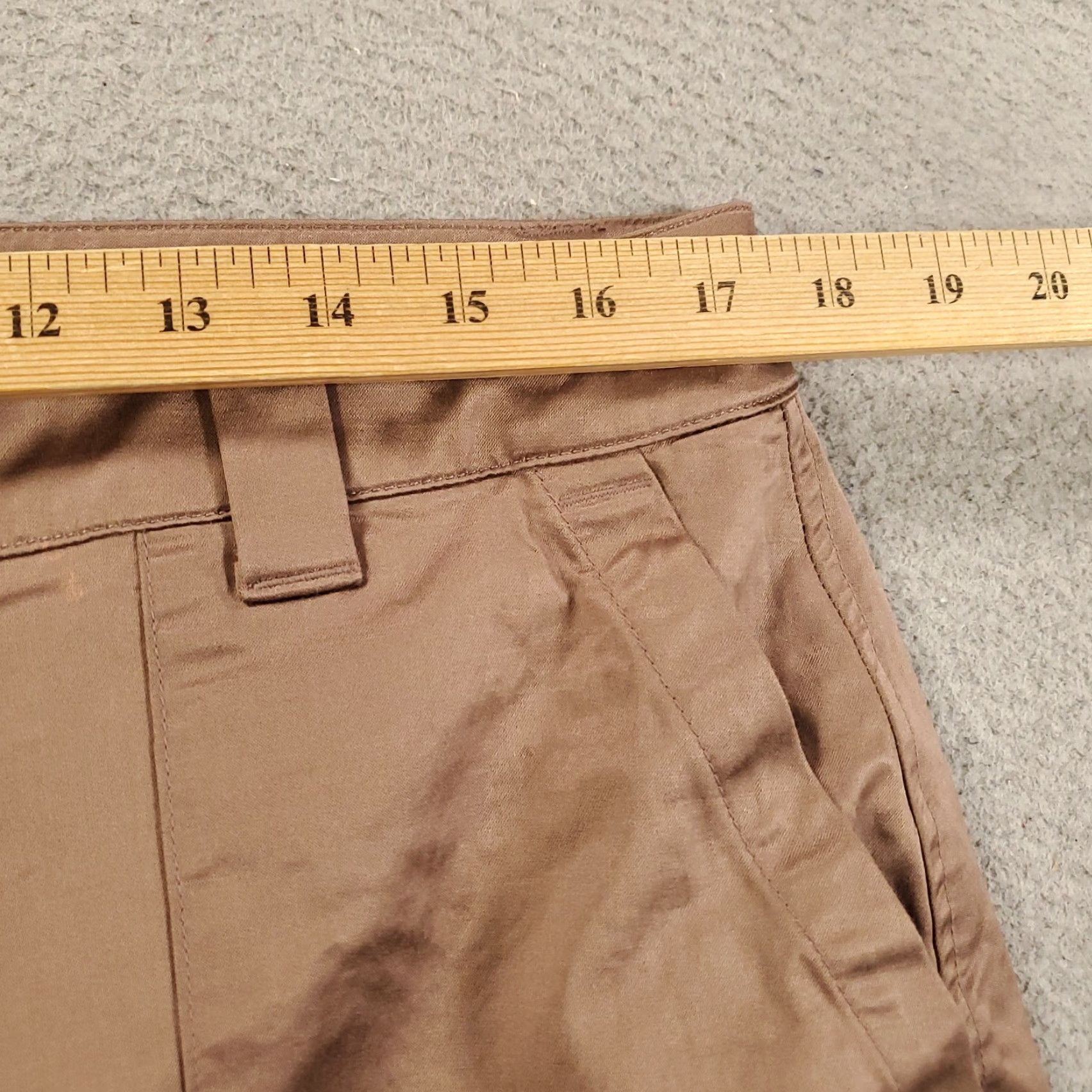 Old Navy Old Navy Barrel Pants Womens 14 Satin Cargo High Waisted Mauve Pink Size 36" / US 14 / IT 50 - 5 Thumbnail