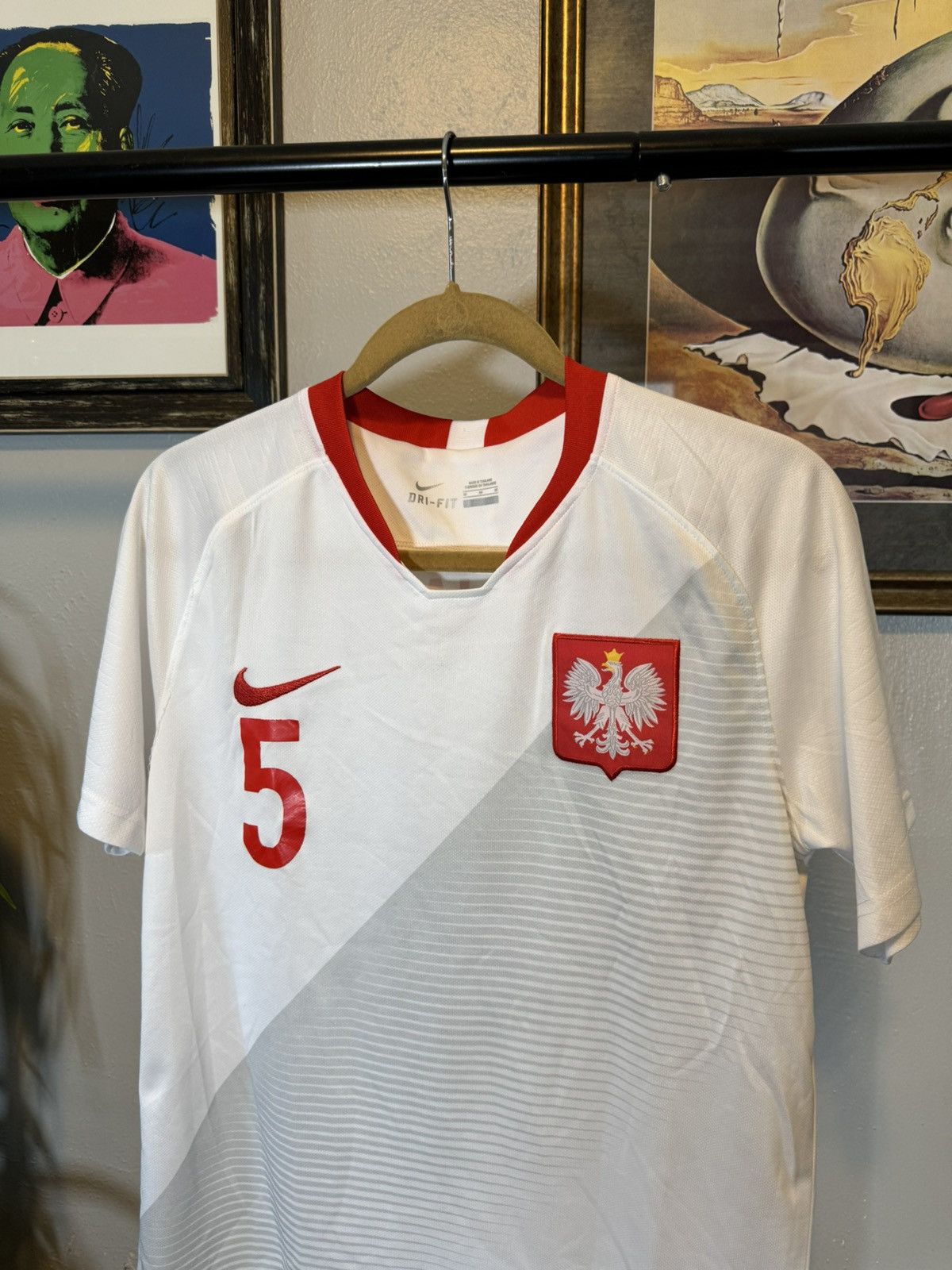 Nike Jan Bednarek 2018 Poland Nike Soccer Jersey Size US M / EU 48-50 / 2 - 3 Thumbnail