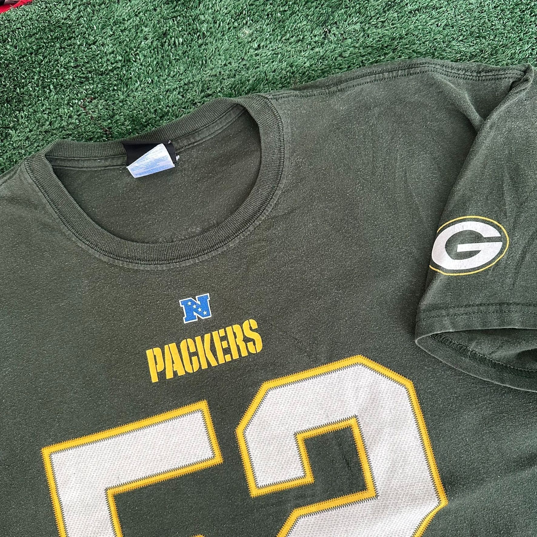 NFL Vintage Y2K NFL Green Bay Packers Jersey T-Shirt Clay Matthe Size US XL / EU 56 / 4 - 2 Thumbnail