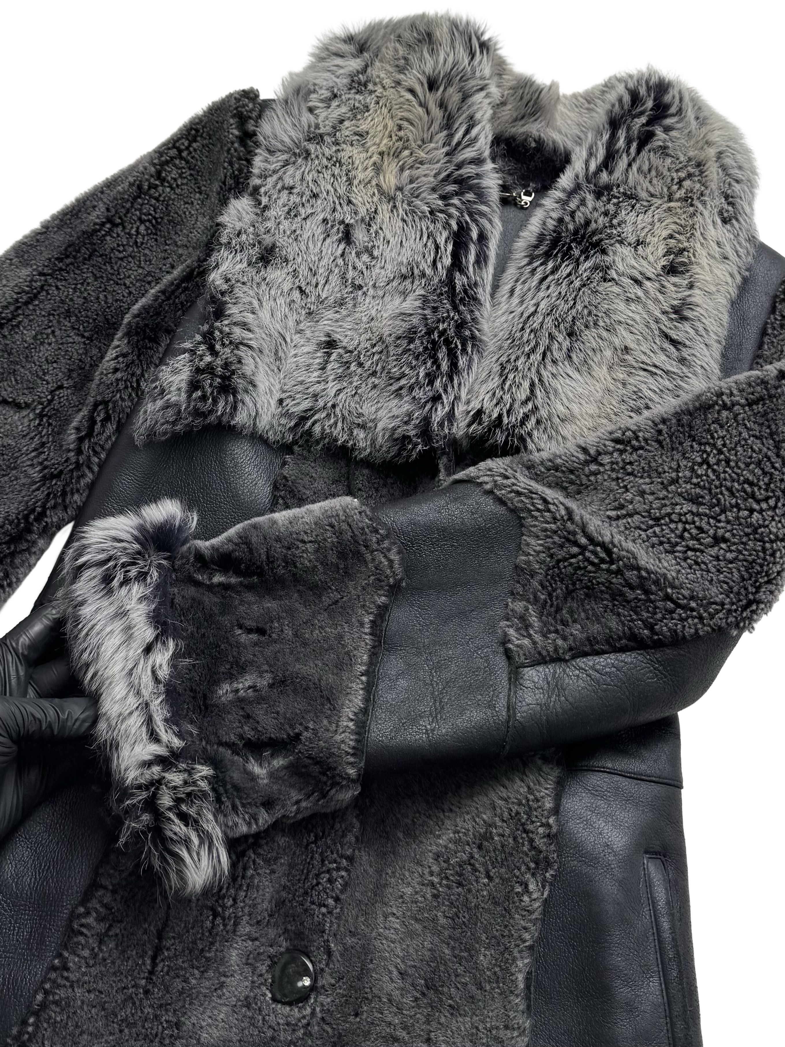 Vintage Vintage Real Sheepskin Coat Size S / US 4 / IT 40 - 8 Thumbnail
