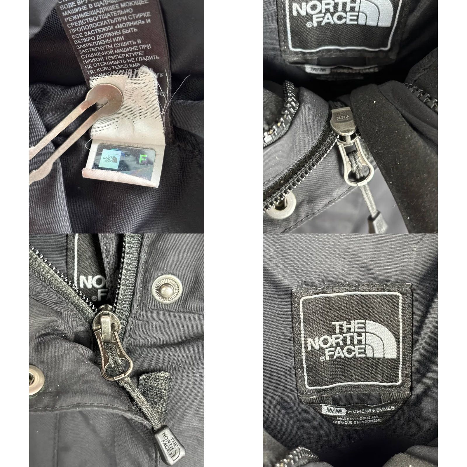 Lacoste The North Face Windbreaker Jacket Women's Regular Black Nylon Zip L Microfiber Pattern Solid 90s Vintage No Size L / US 10 / IT 46 - 8 Thumbnail
