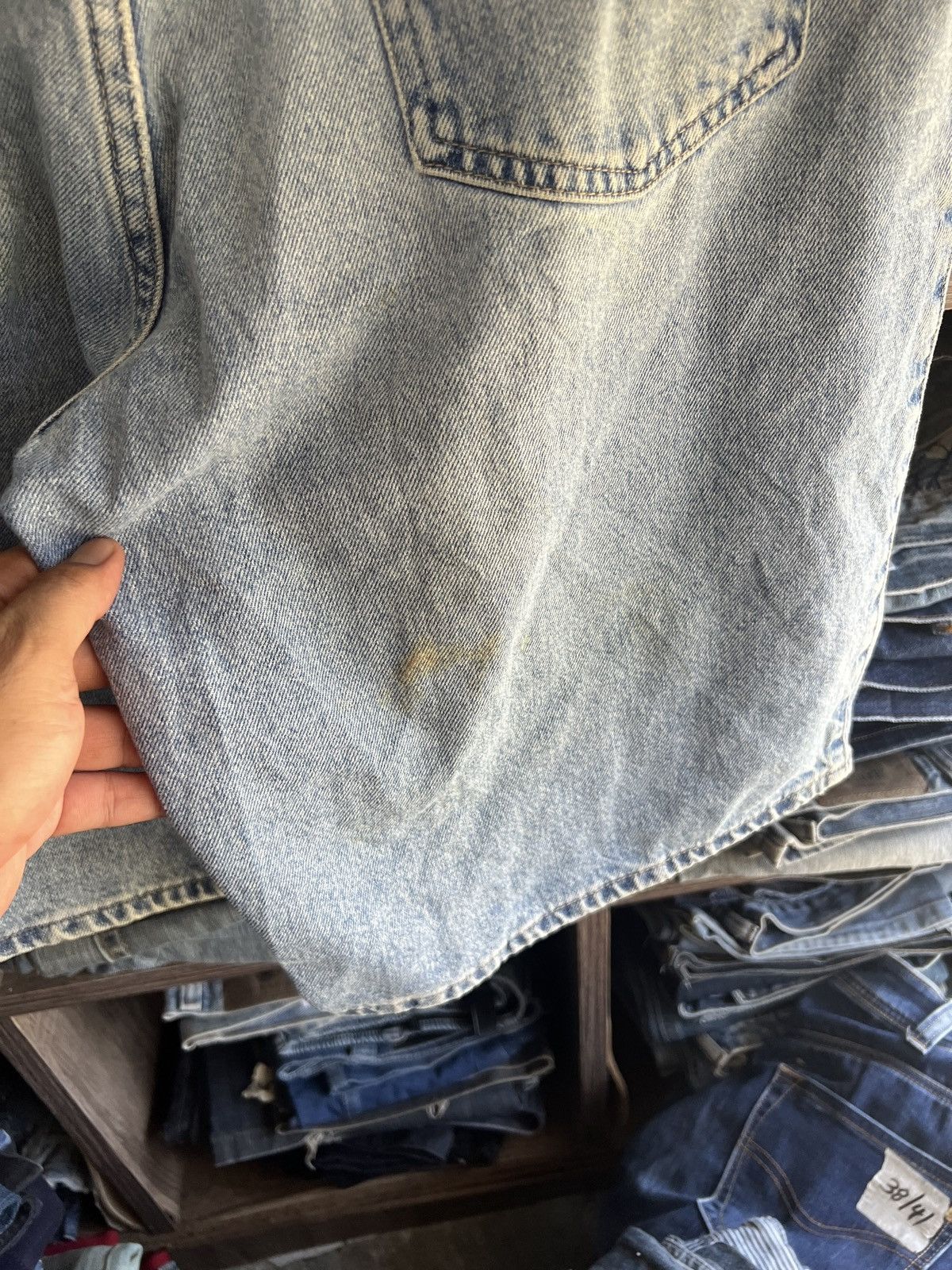 Bugle Boy 🔥Vintage Bugle Boy Cropped Denim Size US 35 - 13 Thumbnail