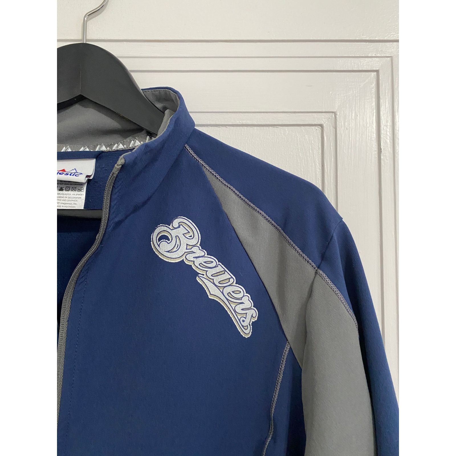 Majestic Milwaukee Brewers Majestic Softshell Baseball Jacket Size M Size US M / EU 48-50 / 2 - 2 Thumbnail