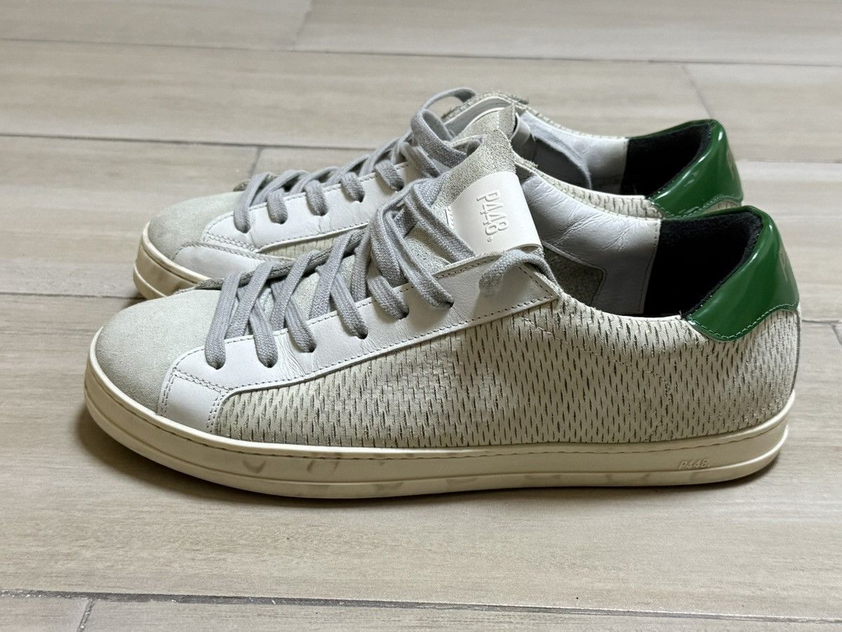 P448 P448 John Low White Green Size 41 / US 8-8.5 Made in Italy Size US 8.5 / EU 41-42 - 4 Thumbnail