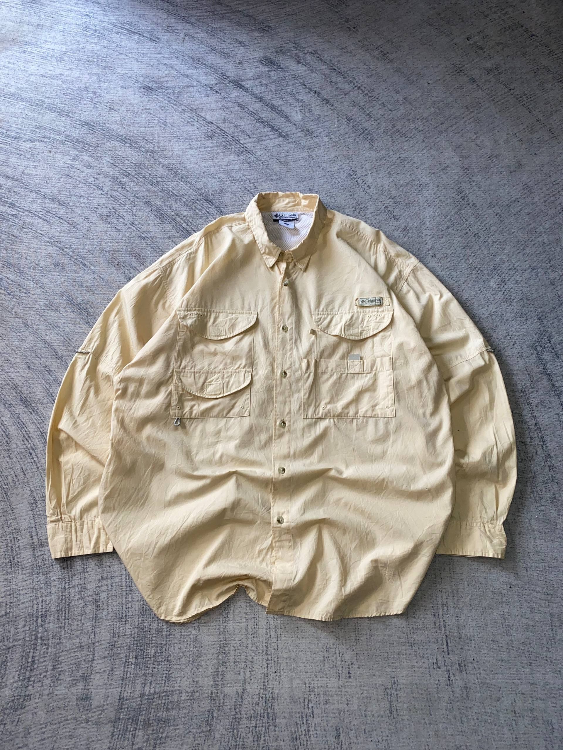 Columbia Columbia PFG Outdoor Fishing Cargo Pocket Shirt Size US XL / EU 56 / 4 - 1 Thumbnail