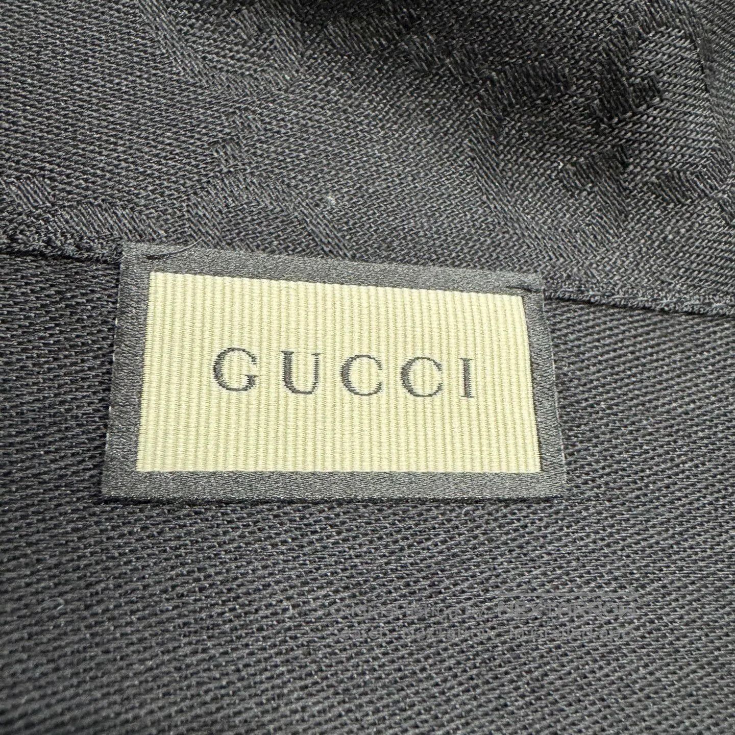 Gucci Guicci Double-G full-print wool scarf| Size ONE SIZE - 4 Thumbnail