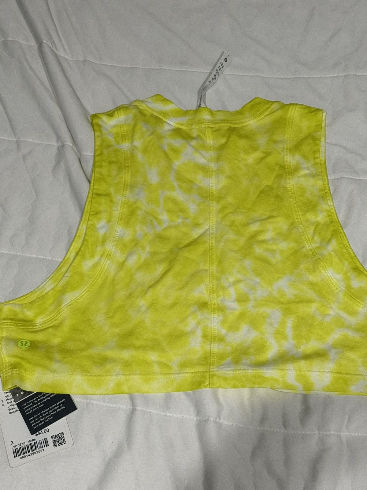 Lululemon NWT Lululemon All Yours Cropped Tank Tie Dye Size XS / US 0-2 / IT 36-38 - 2 Thumbnail