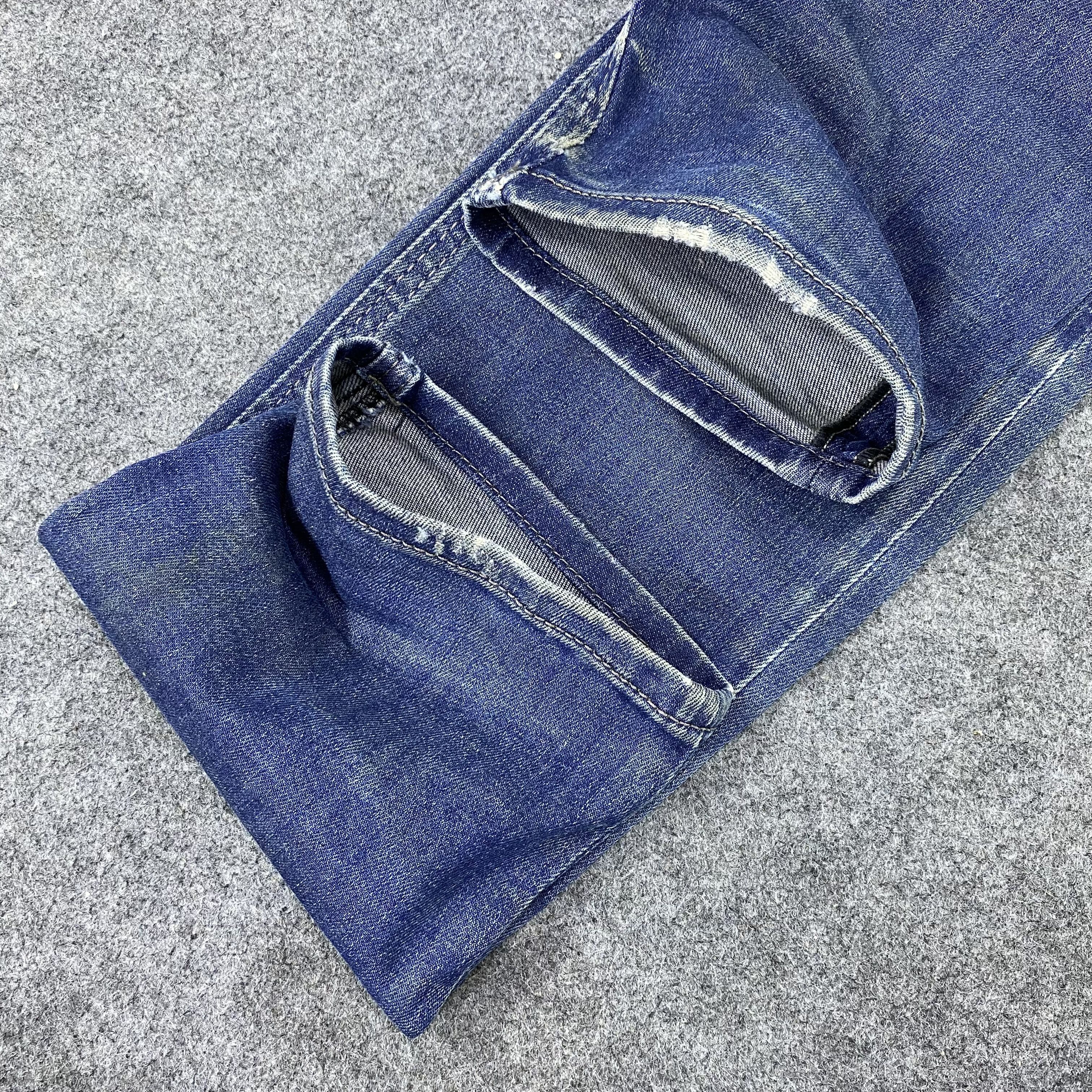Diesel × If Six Was Nine Diesel Distressed Blue Wash Jeans-J1169 Size US 33 - 17 Thumbnail