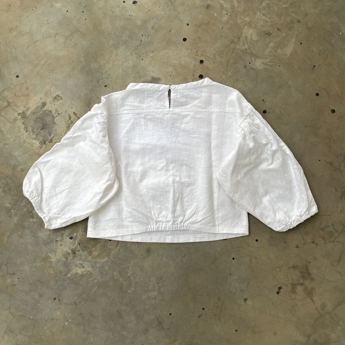 L.F. Markey LF Markey Fabian Top Shirt White Linen Blend Casual Ladies Size XS / US 0-2 / IT 36-38 - 6 Thumbnail