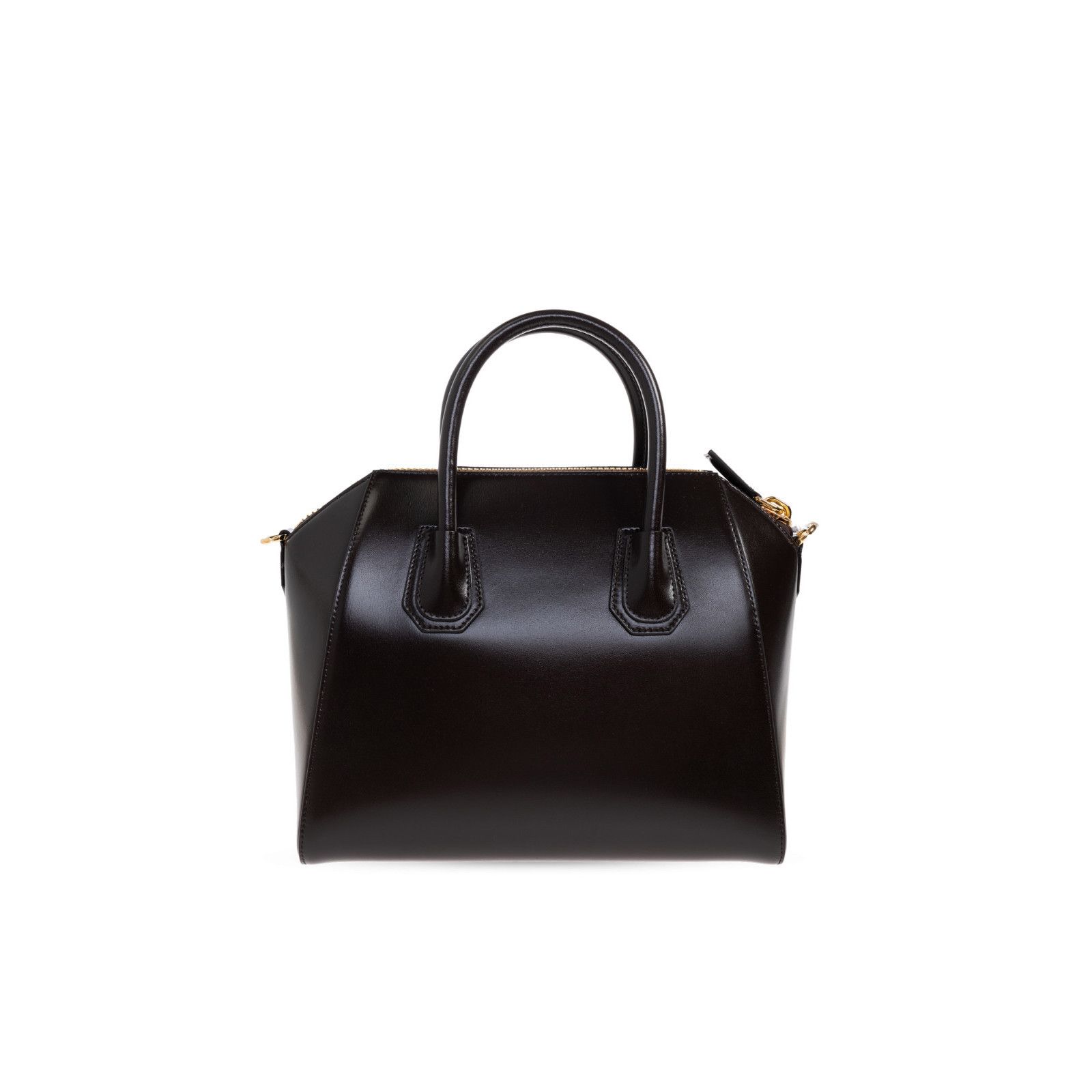 Givenchy GIVENCHY Small Antigona Brown Shiny Leather Top Handle Bag N Size ONE SIZE - 2 Thumbnail