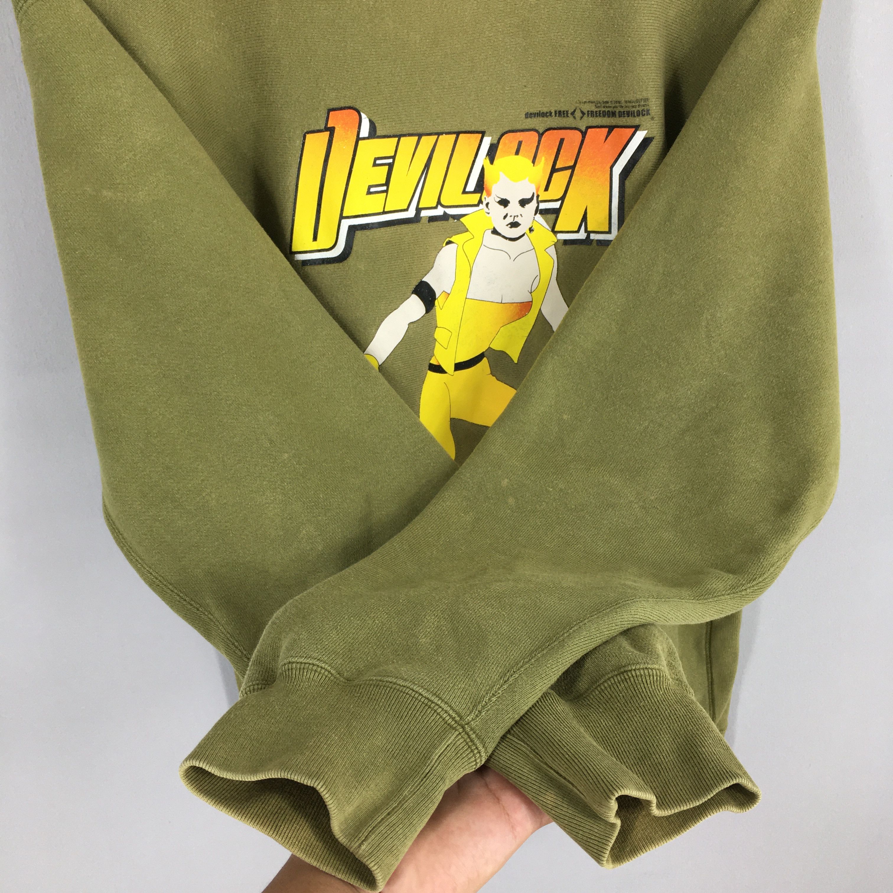 Devilock Vintage 90s Devilock Japan Sweatshirt Medium Size US M / EU 48-50 / 2 - 5 Thumbnail