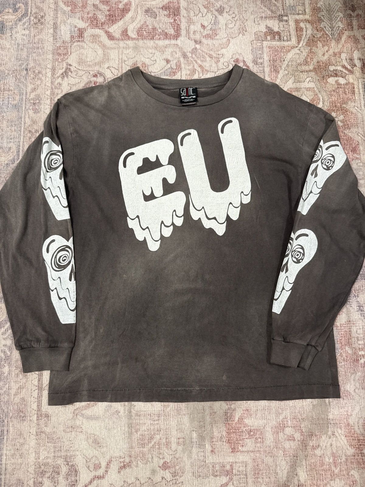 Saint Michael Black Saint Michael X Emotionally Unavailable L/S Shirt Size US XL / EU 56 / 4 - 5 Thumbnail