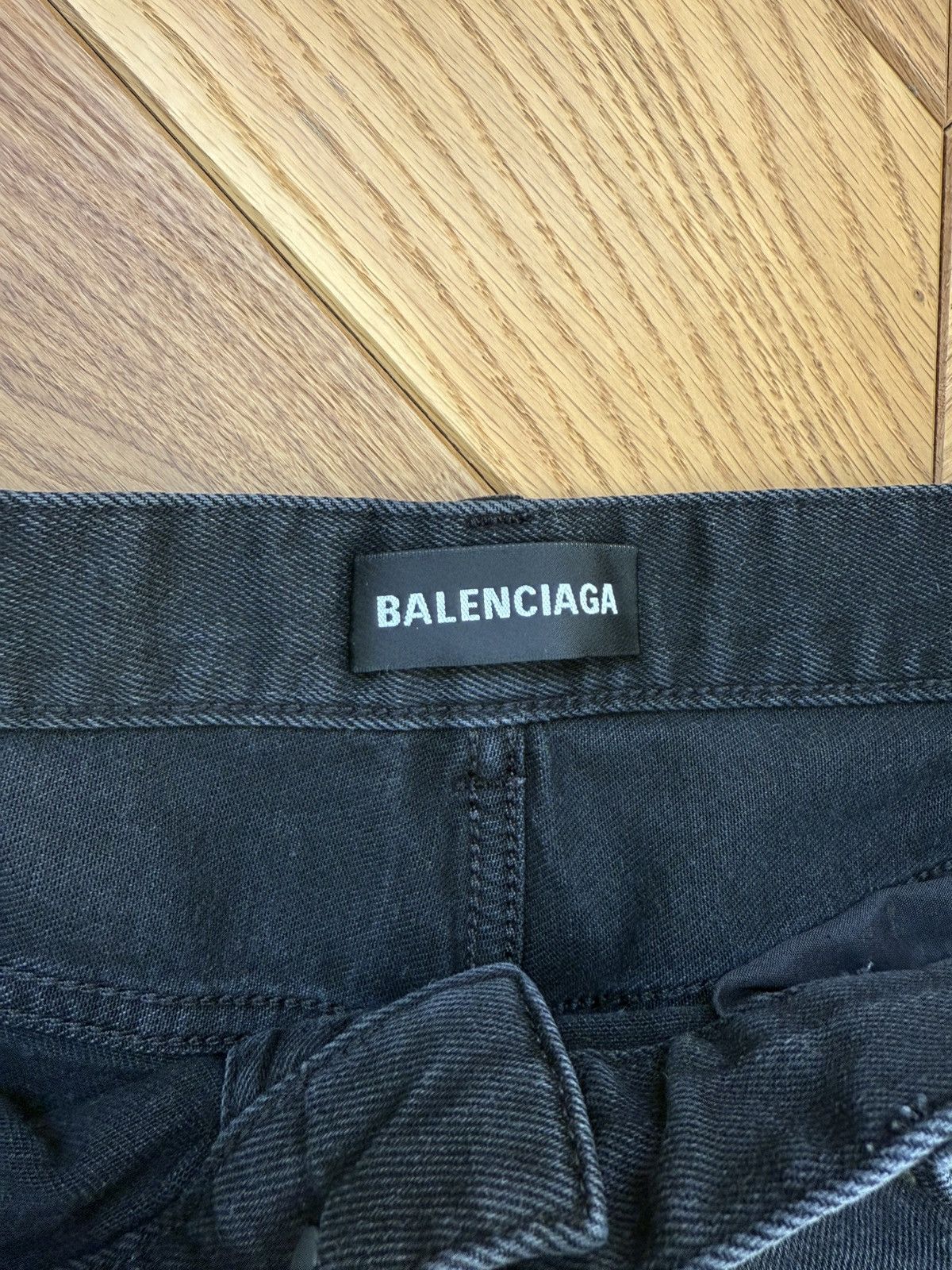Balenciaga Balenciaga straight fit black jeans Size US 34 / EU 50 - 4 Thumbnail