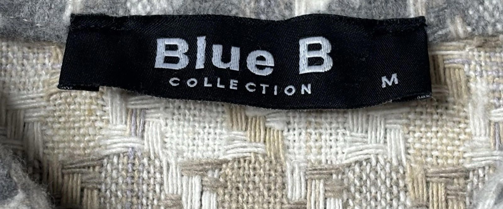 Other Blue B Collection Shacket Women's Medium Shirt Jacket Check Size M / US 6-8 / IT 42-44 - 2 Thumbnail