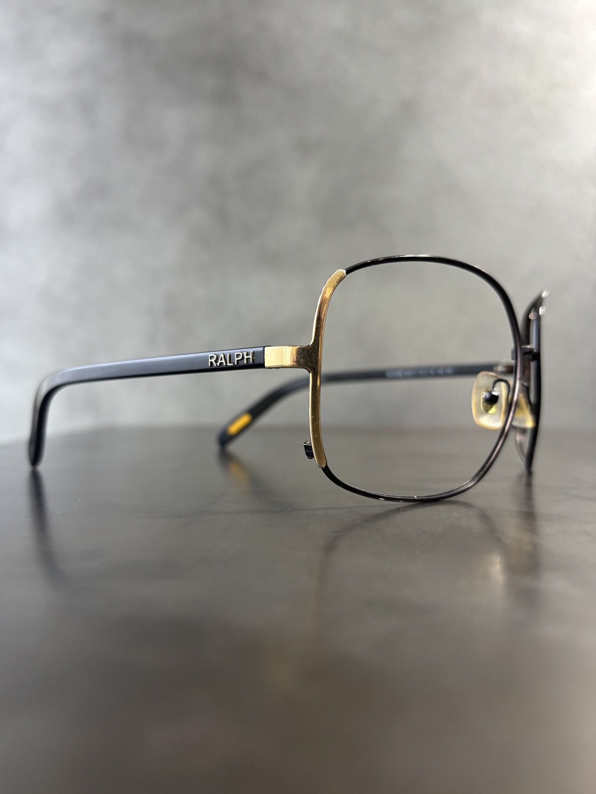 Polo Ralph Lauren 2000s Vintage Ralph Lauren Eyeglasses Frames RA 4038 Metal Size ONE SIZE - 4 Thumbnail