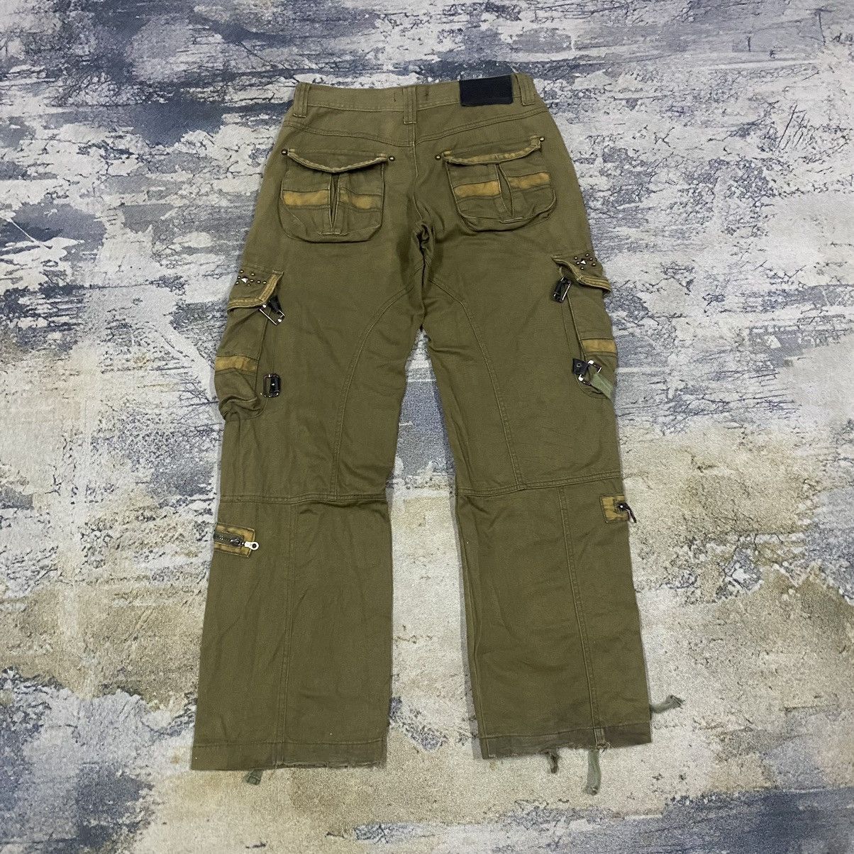 If Six Was Nine Vintage Midas Tactical Cargo Bondages Pants Size US 31 - 2 Thumbnail