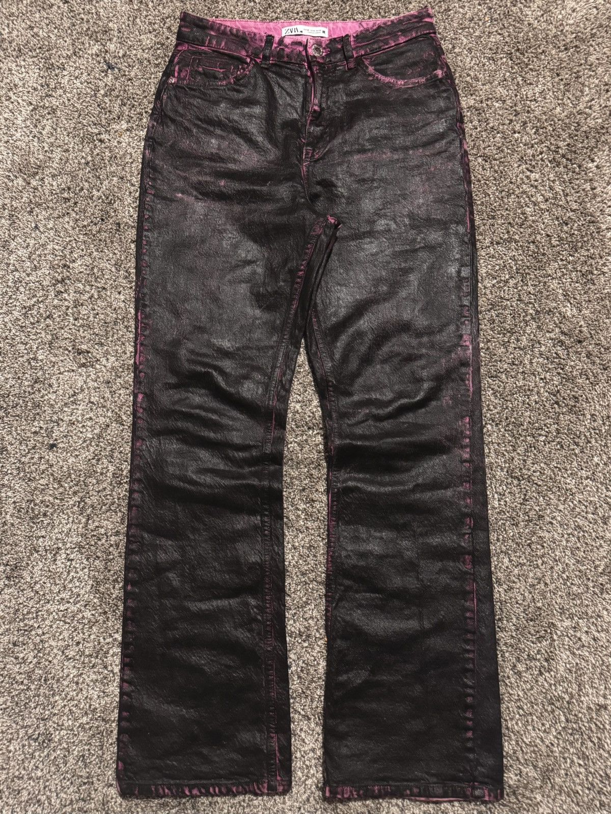 Other waxed pink boot cut jeans Size US 31 - 2 Thumbnail
