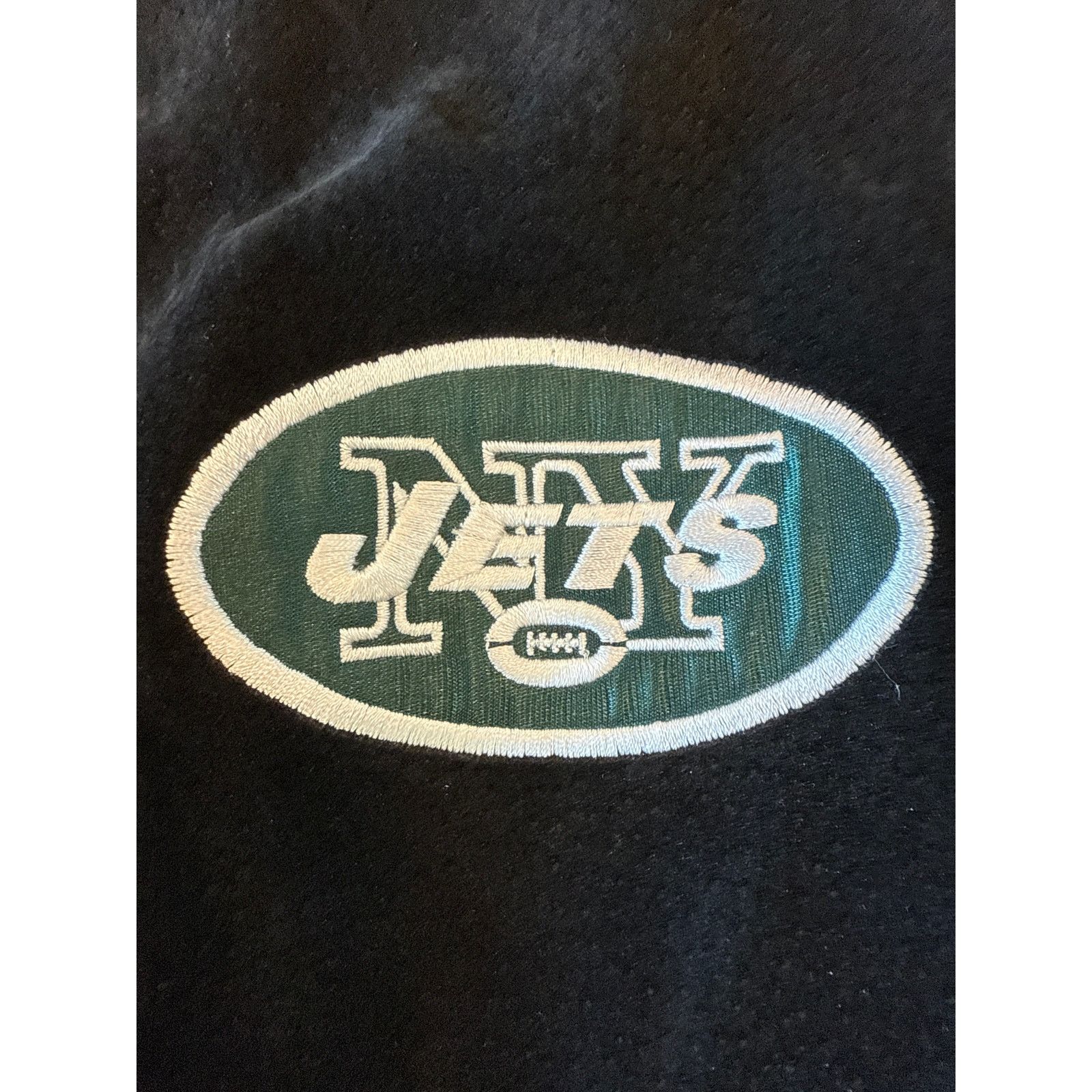 Pro Player Vintage New York Jets Suede Bomber Jacket - Rare Retro NFL Size US XL / EU 56 / 4 - 3 Thumbnail