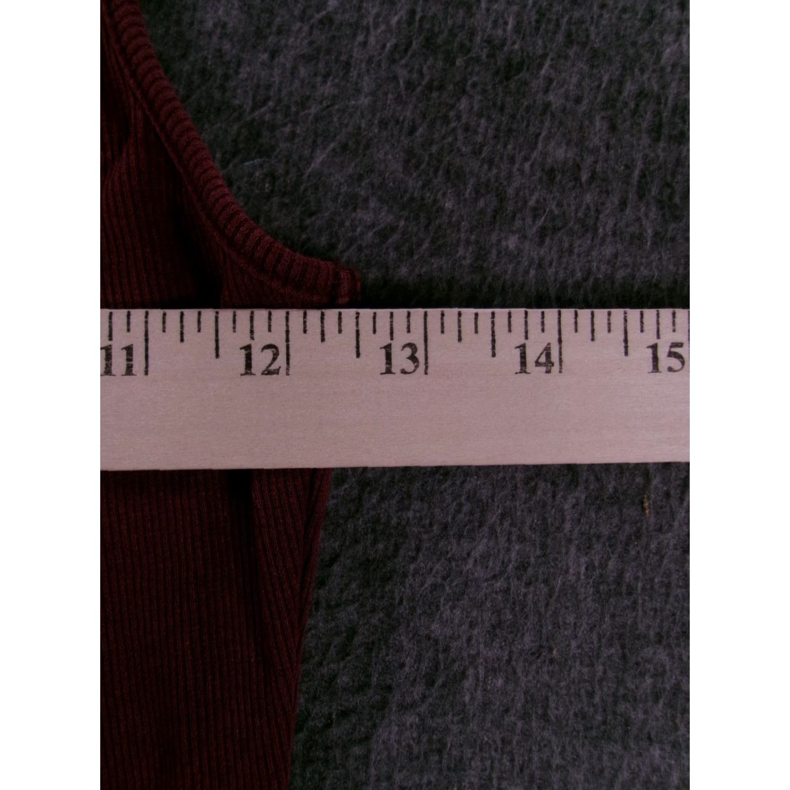 Forever 21 Forever 21 Dress Women S Burgundy Tank Midi Ribbed Button Front Stretch Bodycon Size S / US 4 / IT 40 - 3 Thumbnail
