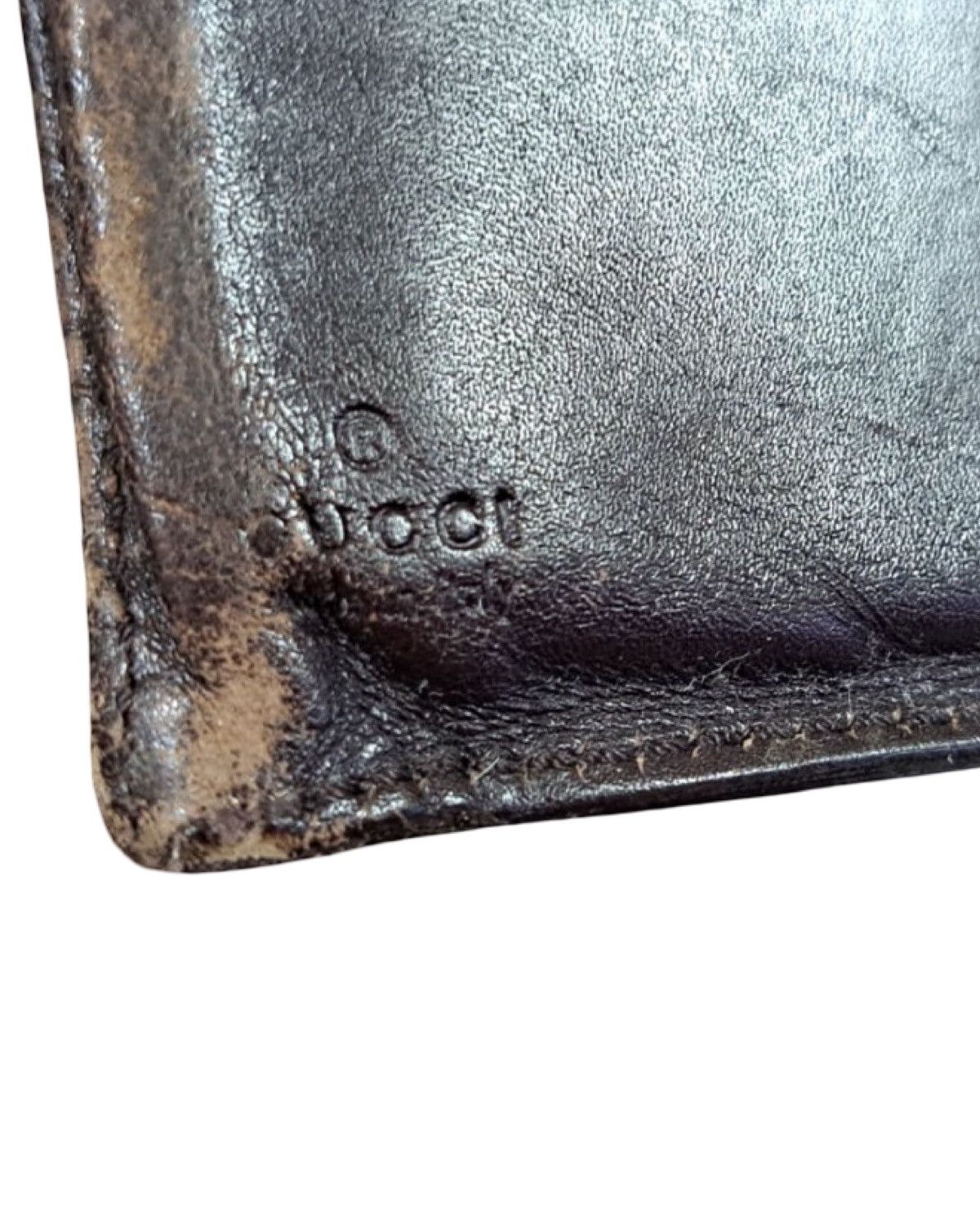 Gucci 🇮🇹MADE IN ITALY🇮🇹 GUCCI Leather Wallet Size ONE SIZE - 6 Thumbnail