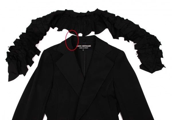 Comme des Garcons Comme Des Garcons Black Retro Lace Design Blazer Size M / US 6-8 / IT 42-44 - 6 Thumbnail