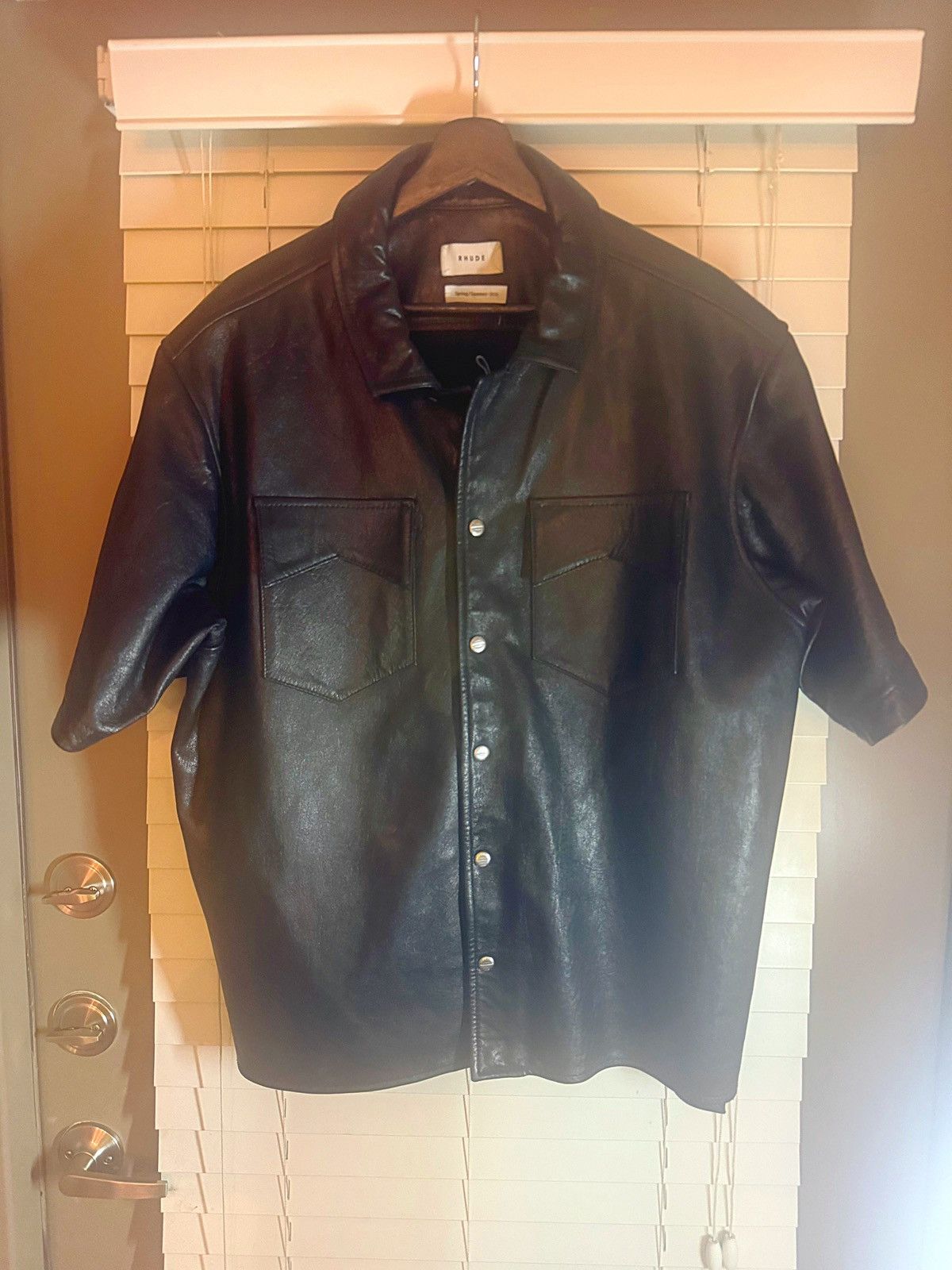 Rhude Rhude Leather over shirt Size US L / EU 52-54 / 3 - 2 Thumbnail