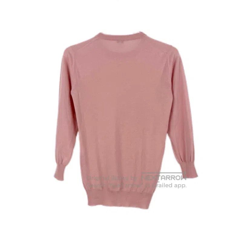Loewe Loewe Pink embroidered logo cashmere sweater Size XS / US 0-2 / IT 36-38 - 2 Thumbnail