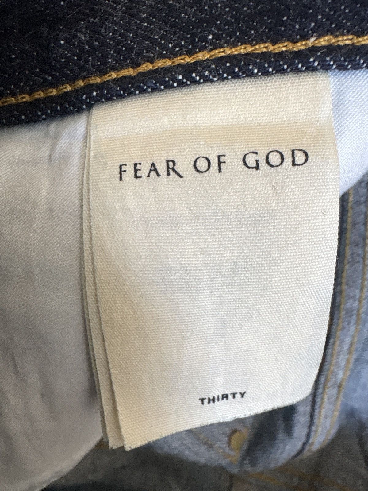 Fear of God Fear of GOD selvedge Denim Straight leg Size US 30 / EU 46 - 6 Thumbnail