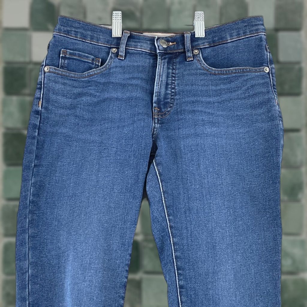 Everlane Everlane Jeans Womens Mid-Rise Blue Denim Skinny 5-Pocket Size 28 Comfortable Stretch Casual 90s City Preppy Vintage: No Mens Womens Girls Size 28" / US 6 / IT 42 - 1 Thumbnail