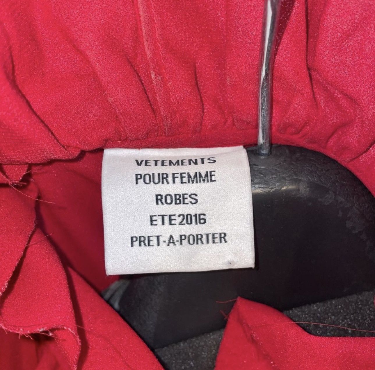 Vetements VETEMENTS Red Dress 2016 Runway Show Size M / US 6-8 / IT 42-44 - 5 Thumbnail