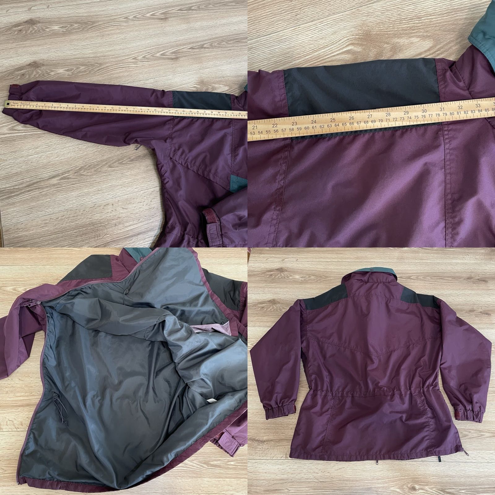 Rains VINTAGE Columbia Ski Jacket Windbreaker Men XL Purple Nylon Hooded Snowboard Wind Rain Size US XL / EU 56 / 4 - 8 Thumbnail
