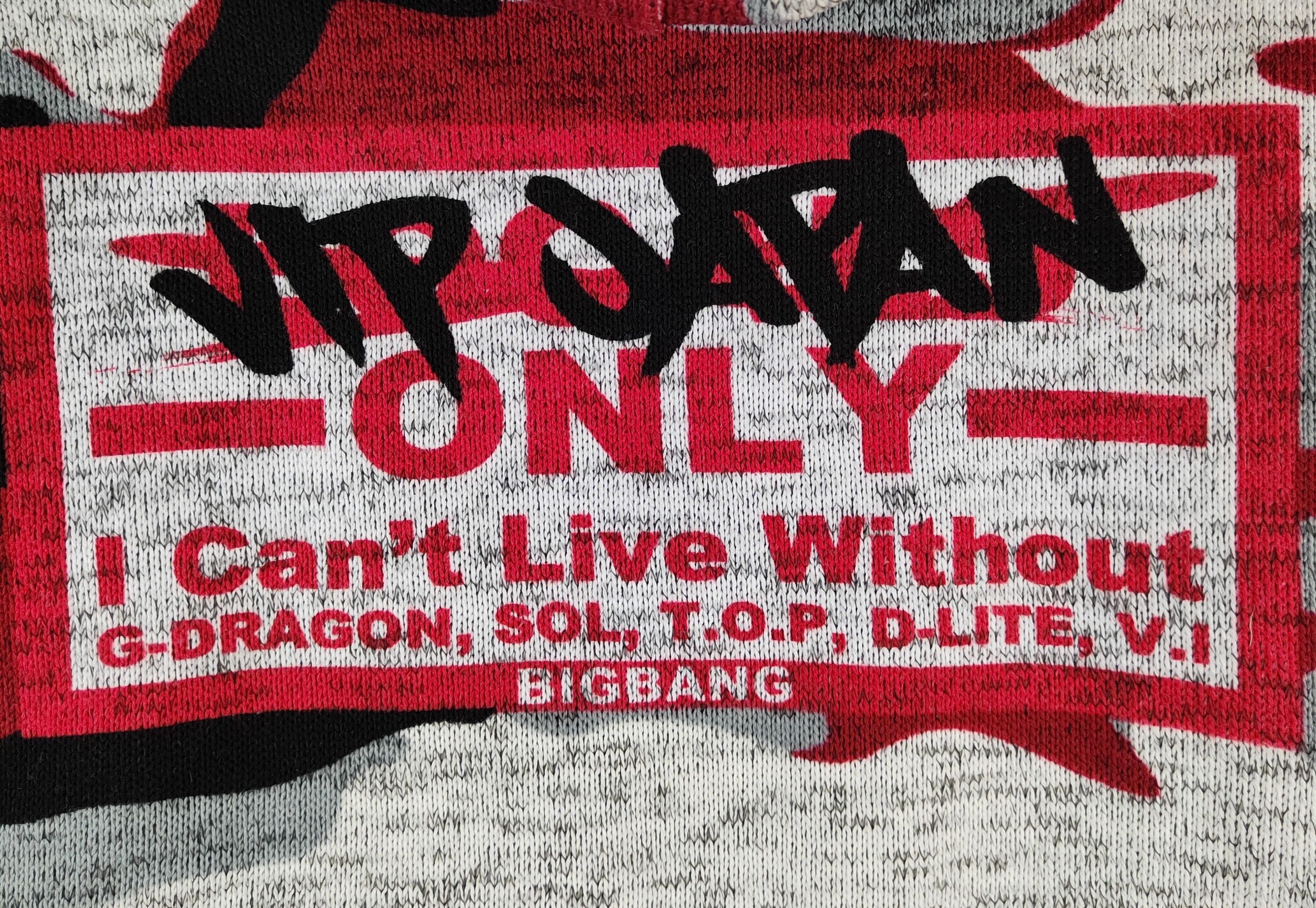 Japanese Brand Japanese Brand Red Bigbang Knitwear Hoodie Sweaters #S2549 Size L / US 10 / IT 46 - 2 Thumbnail