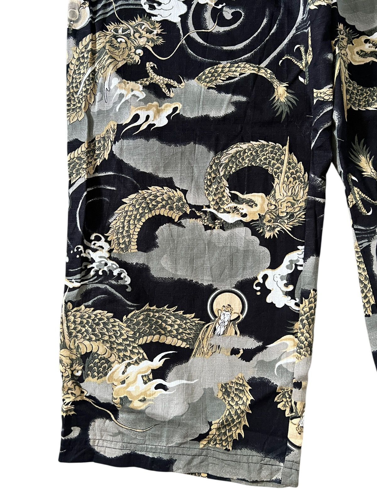 Japanese Brand Dragon Motif Drawstring Pants Size US 30 / EU 46 - 5 Thumbnail