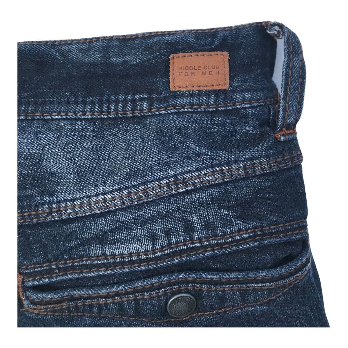 Nicole Club Nicole Club For Men Denim Cargo Multipocket Streetwear Pants Size US 29 - 11 Thumbnail