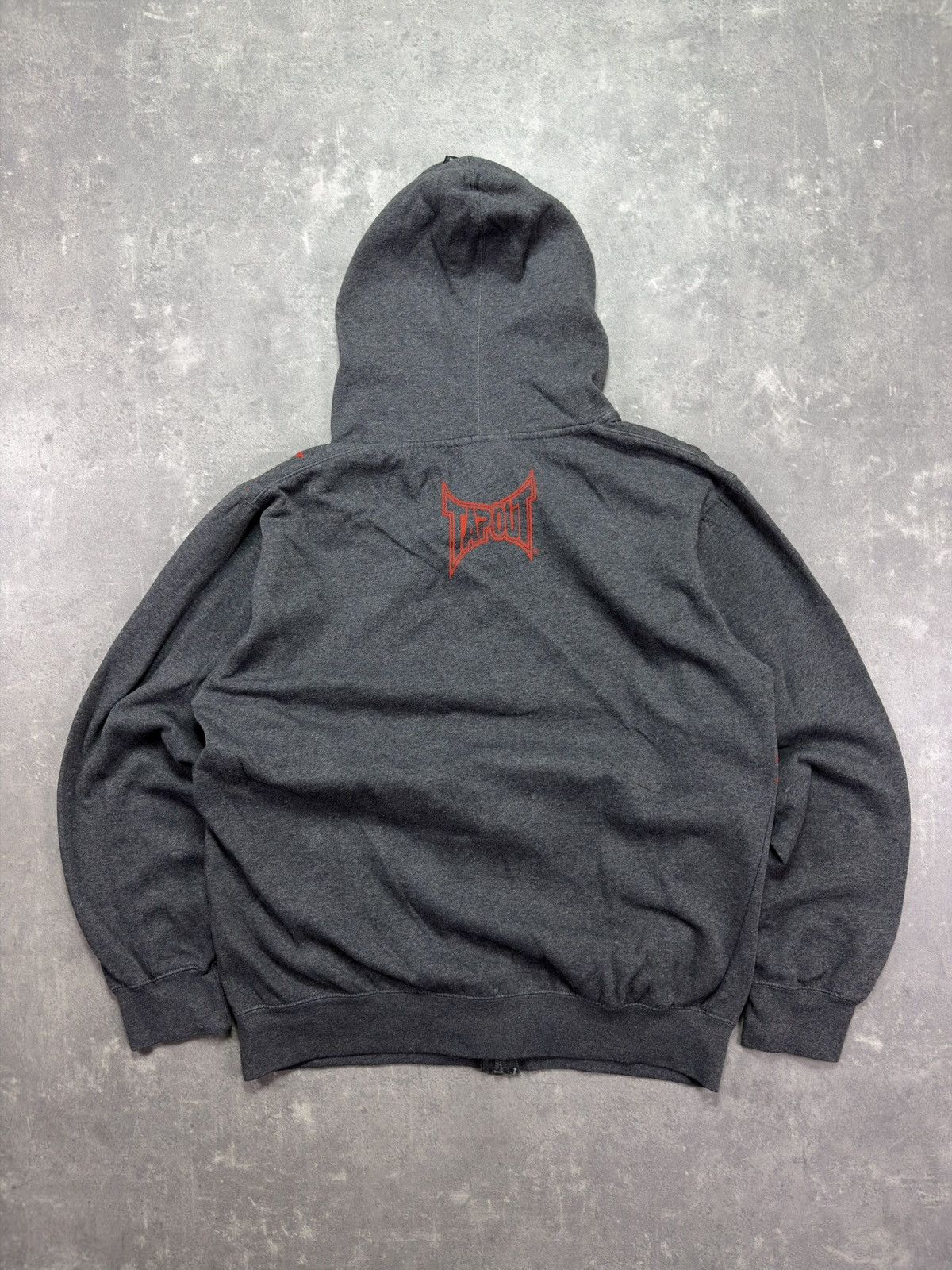 Tapout Tapout Big Splash Logo Zip Hoodie L XL Affliction MMA Size US L / EU 52-54 / 3 - 2 Thumbnail