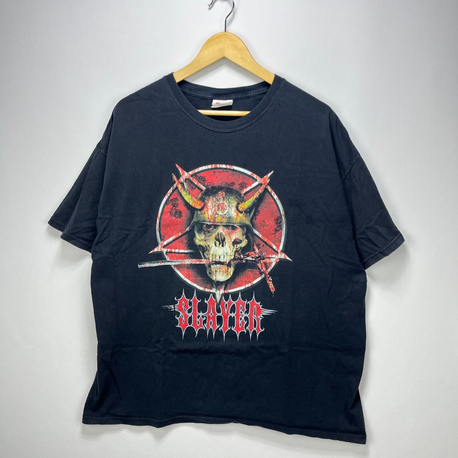 Vintage Vintage Slayer Skull Band T-Shirt Size XXL Size US XXL / EU 58 / 5 - 1 Thumbnail