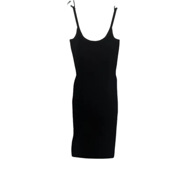 Alexander Wang Alexander Wang Knitted Black Slip Dress 0079 Size S / US 4 / IT 40 - 1 Thumbnail