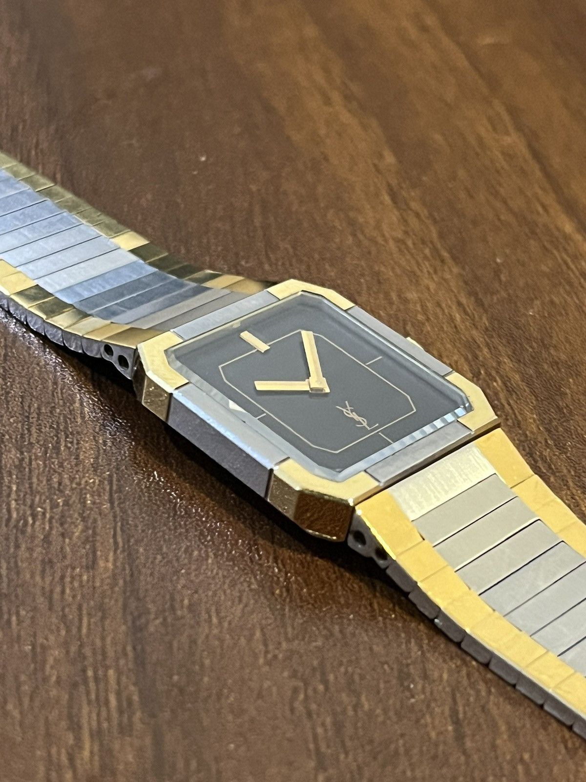 Yves Saint Laurent vintage ysl three-tone quartz yves saint laurent watch Size ONE SIZE - 7 Thumbnail